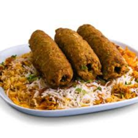 Kulhad Mutton Kabab Biryani
